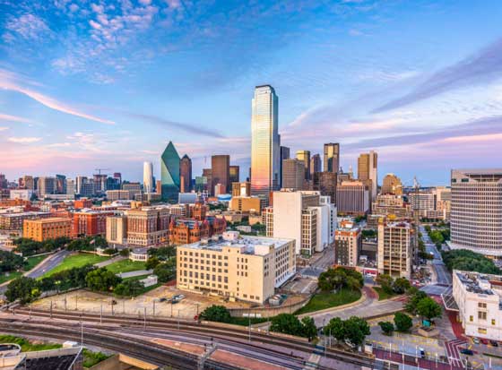 Dallas, TX. skyline